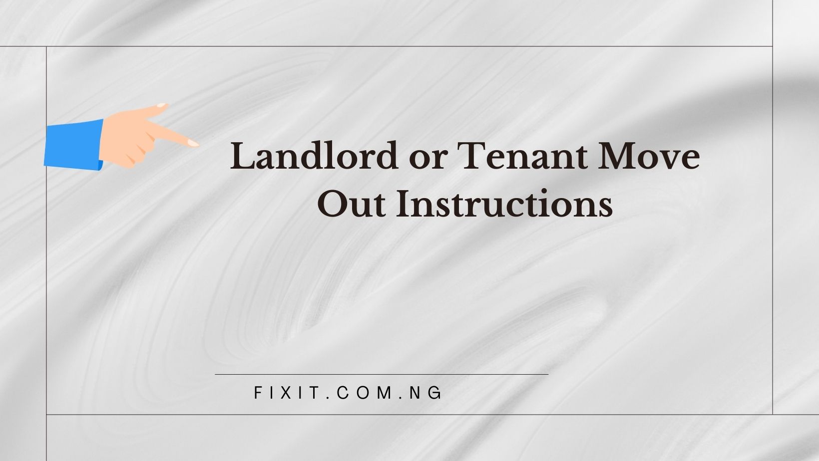 tenant move out instructions