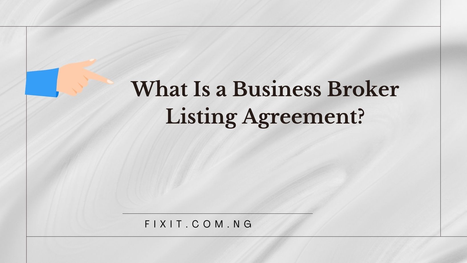 business broker listing agreement