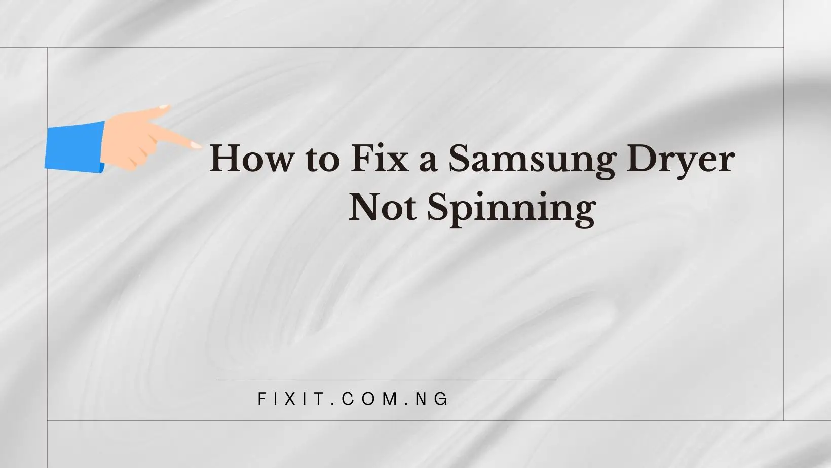 samsung dryer not spinning