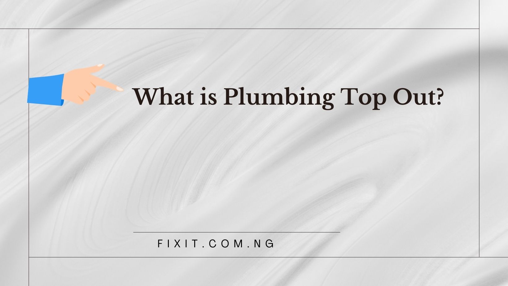 plumbing top out
