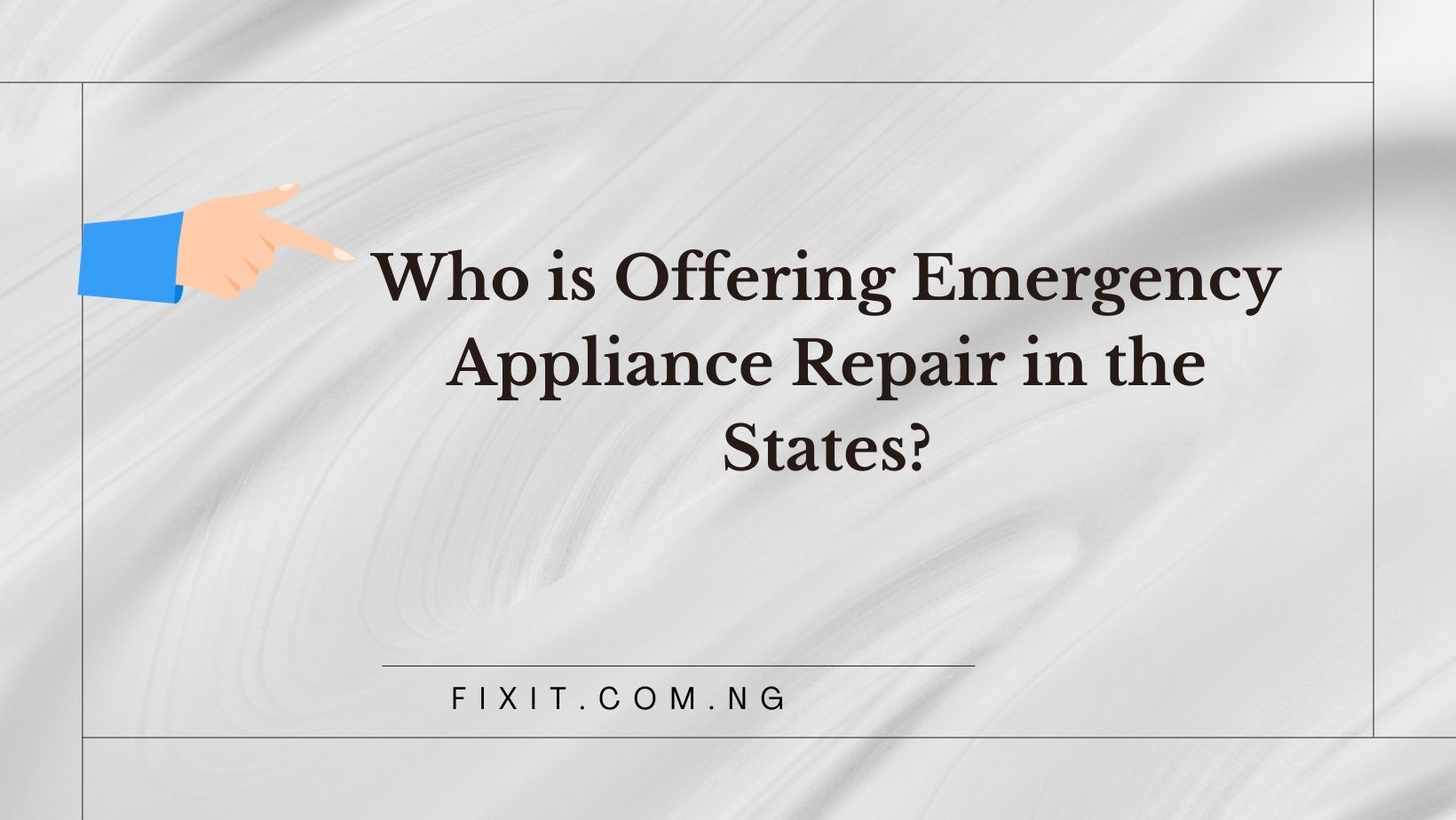 emergency appliance repair