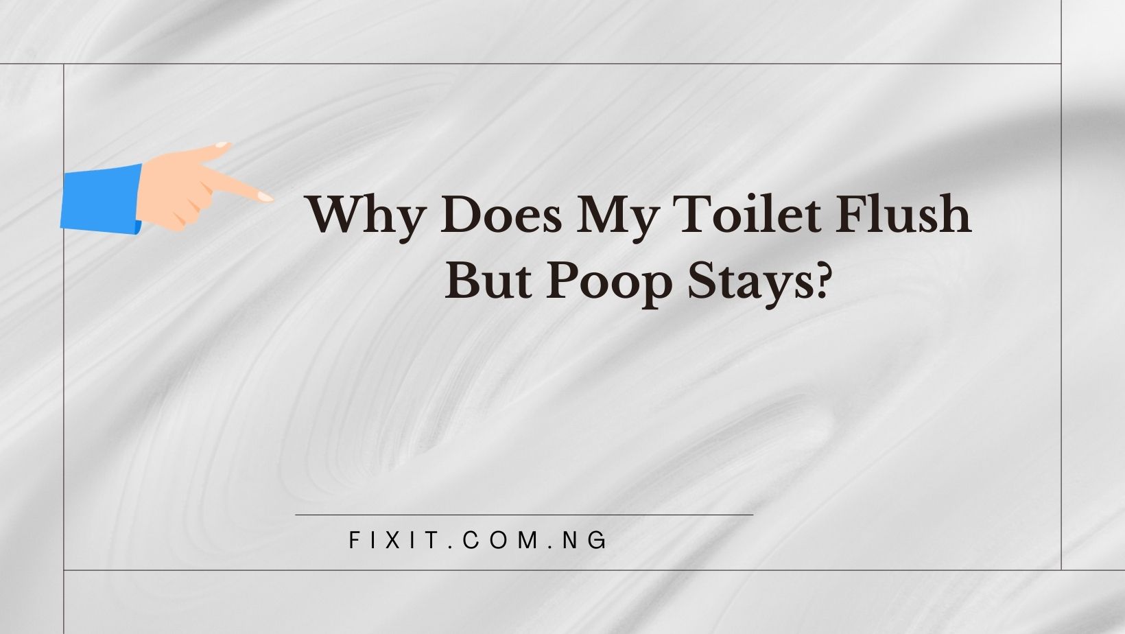 my toilet flushes but poop stays